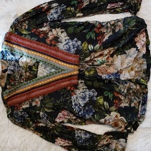 Anthropologie Floral top
